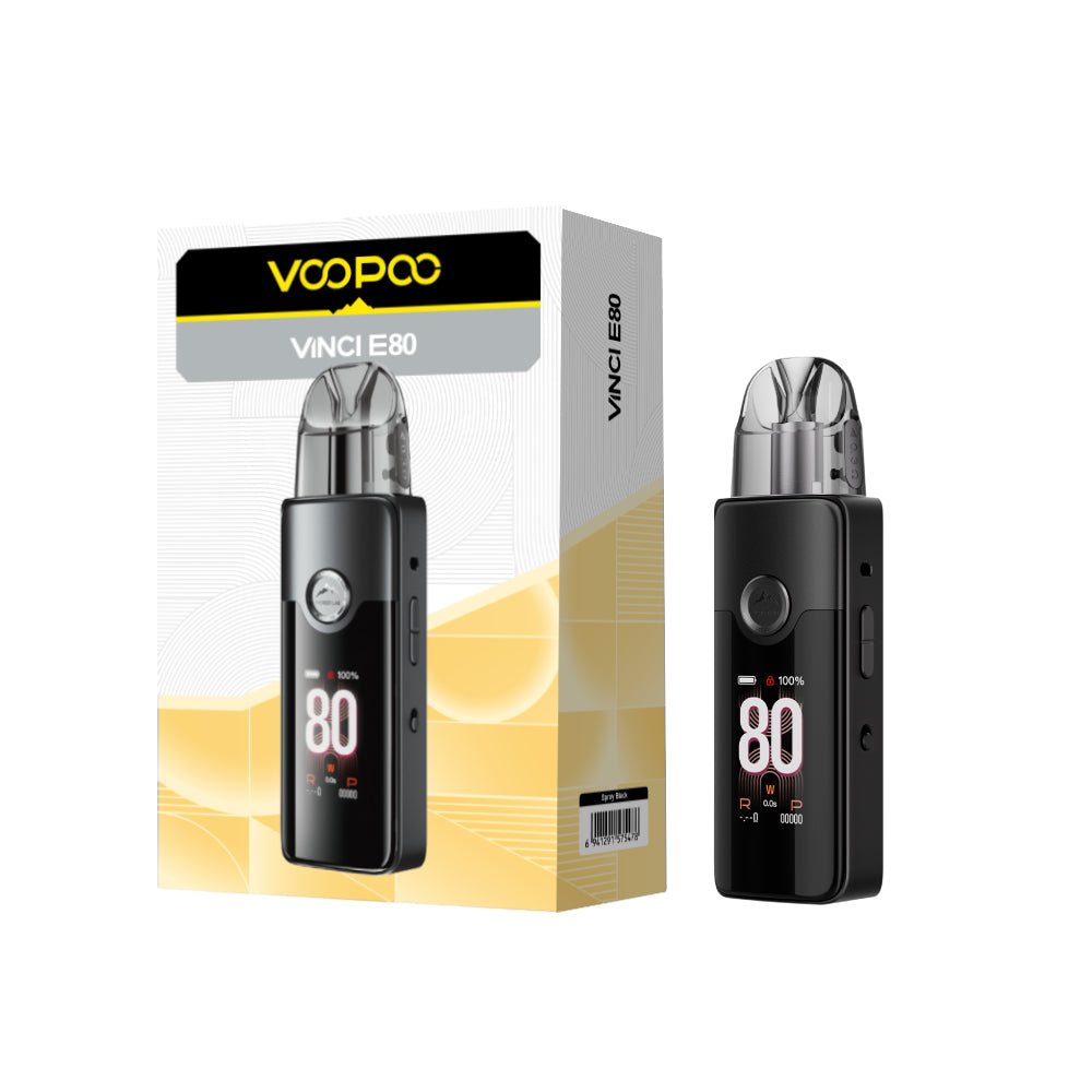 VOOPOO VINCI E80 Pod Vape Kit – Spray Black