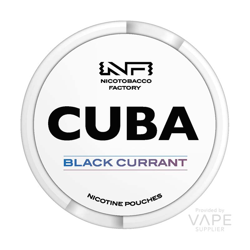 Cuba White Blackcurrant Nicotine Pouches