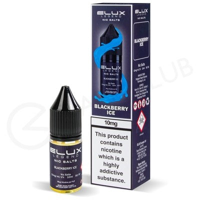 ELUX Legend Blackberry Ice Nic Salt E-Liquid 10ml 🔥 10 for £10 🔥
