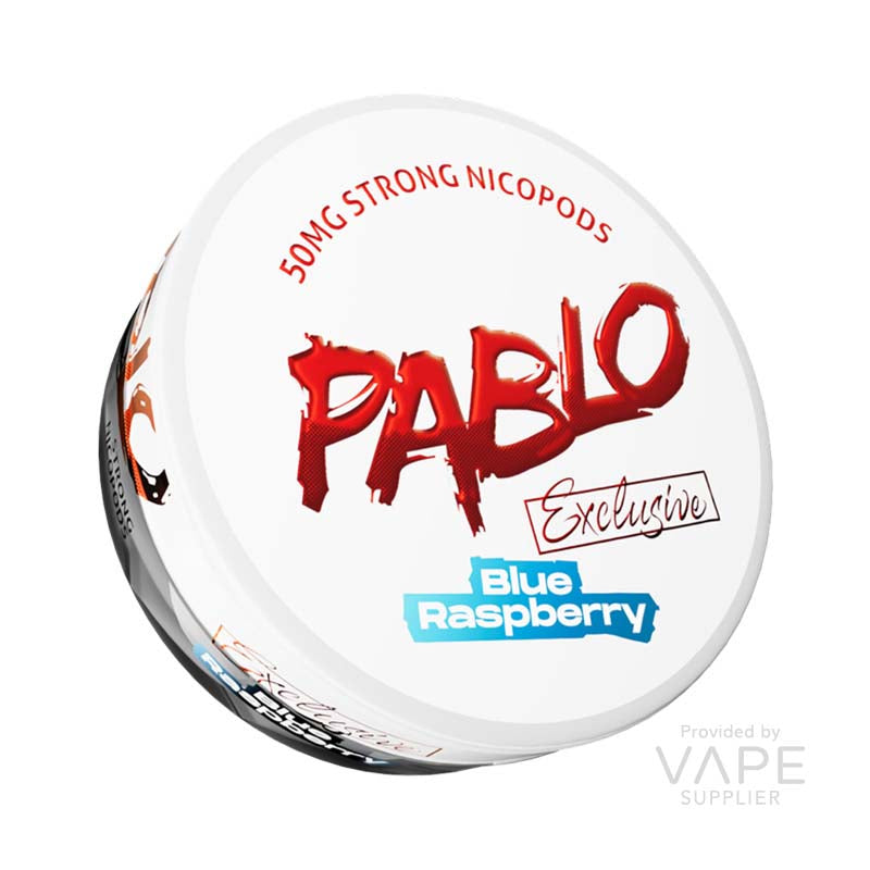 Pablo Blue Raspberry Nicotine Pouches – Exclusive – 50mg/g (30mg per pouch) – 20 pouches