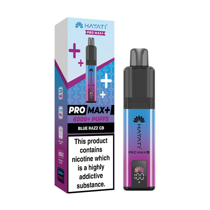 Hayati Pro Max Plus 6000 Prefilled Pod Kit - Blue Razz GB