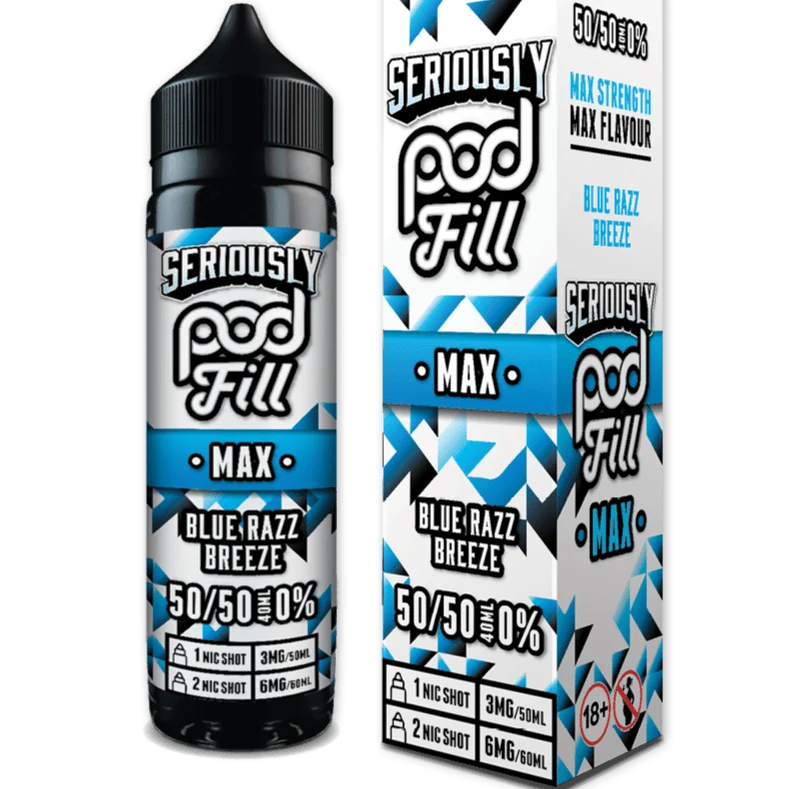 Seriously Pod Fill Max Blue Razz Breeze