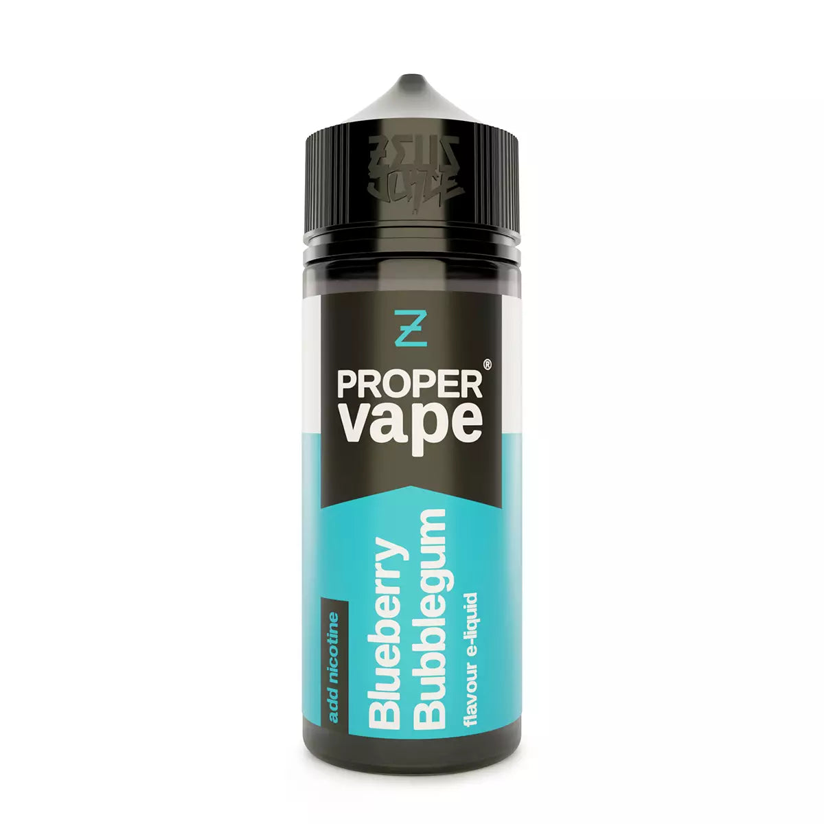 Proper Vape Blueberry Bubblegum 100ml shortfill e-liquid bottle – 0mg