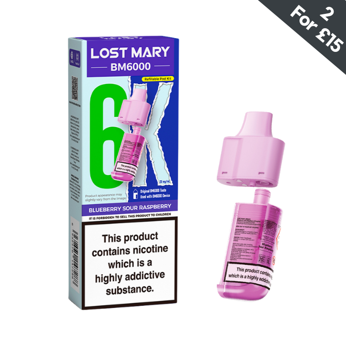 Lost Mary BM6000 Replacement Pods 20mg