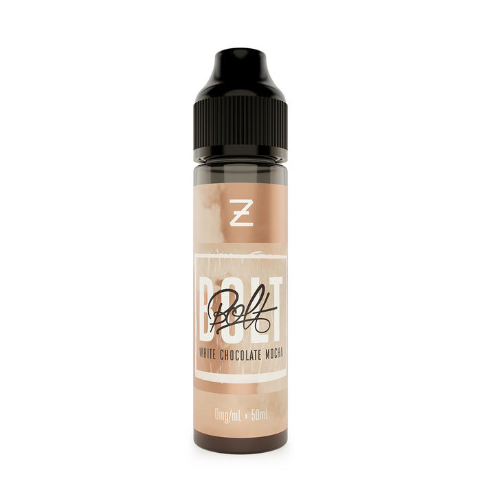 Zeus Juice Bolt White Chocolate Mocha 50ml Shortfill E-Liquid – 0mg