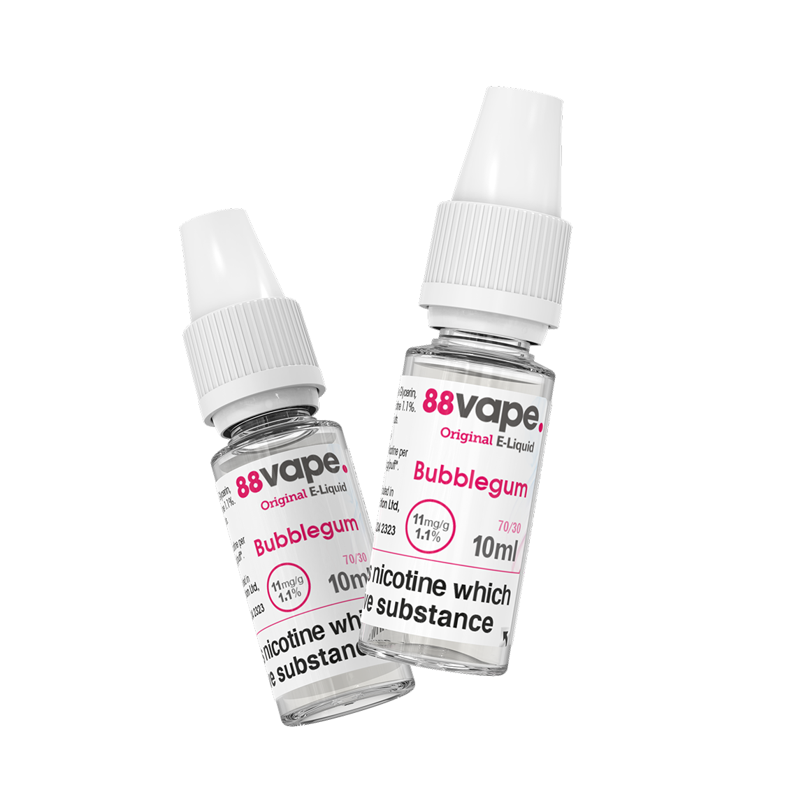 88Vape Bubblegum Nic Salt E-liquid 10ml - 11mg 88Vape Bubblegum Nic Salt E-liquid 10ml - 11mg