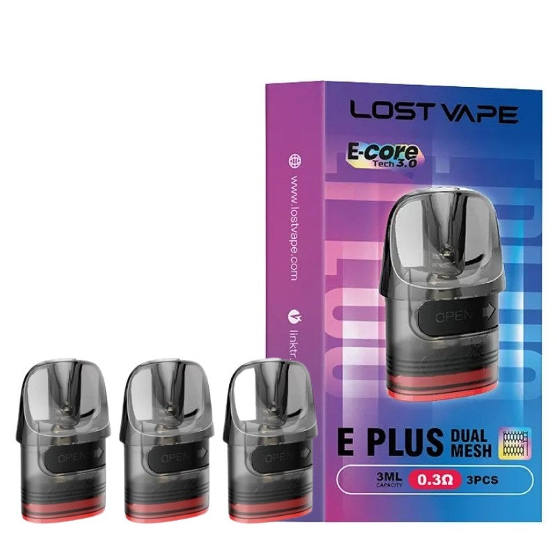 Lost Vape Thelema Elite E Plus Dual Mesh XL Pods 0.6Ω (Pack of 3) sealed product pack
