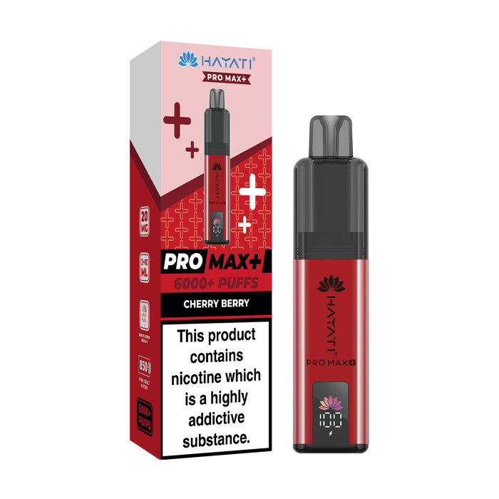 Hayati Pro Max Plus 6000 Prefilled Pod Kit - Cherry Berry