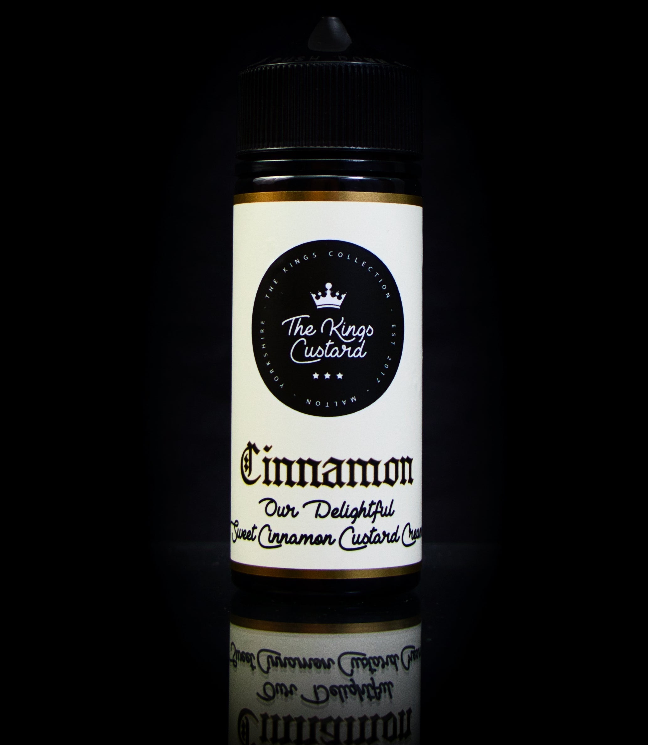 The Kings Custard 100ml Shortfill E-Liquid – 0mg – £11.89 or 2 for £22