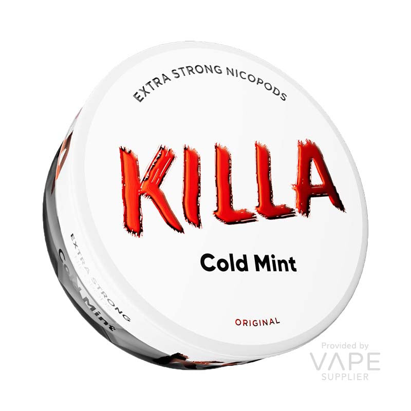 Killa Cold Mint Nicotine Pouches – 16.5mg/g (13.2mg per pouch)