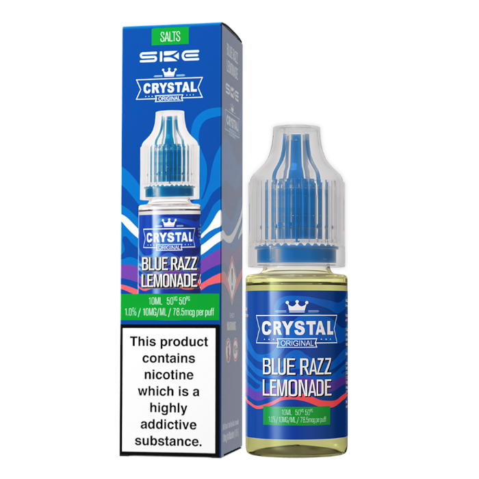 SKE Crystal Original Salts V2 Blue Razz Lemonade 10ml bottle