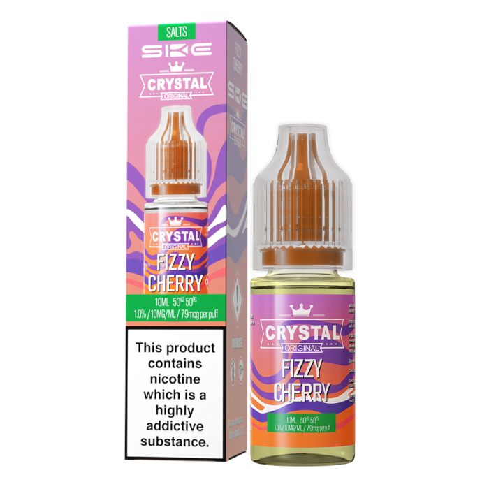SKE Crystal Original Salts V2 Fizzy Cherry 10ml bottle