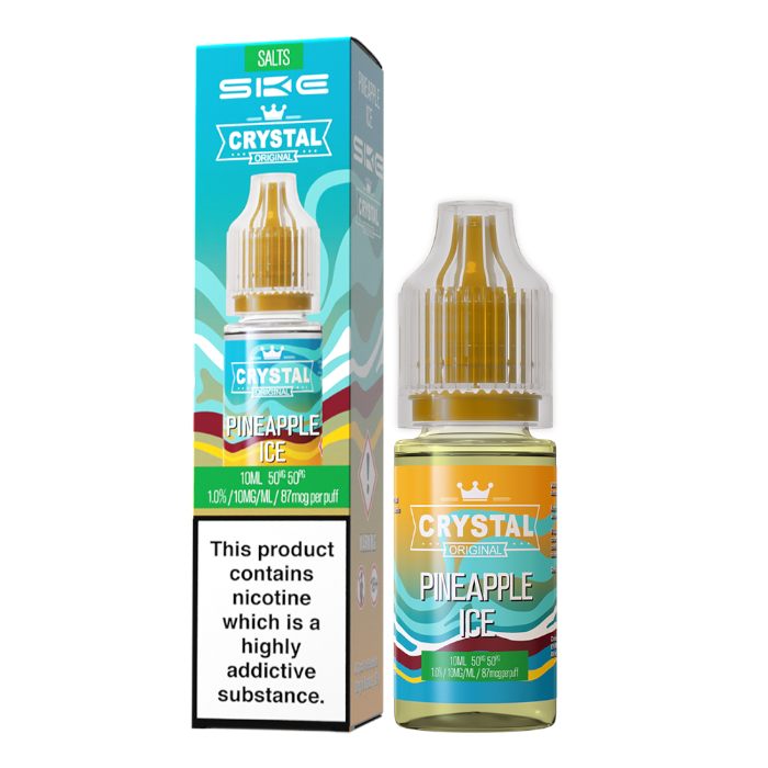 SKE Crystal Original Salts V2 Pineapple Ice 10ml bottle
