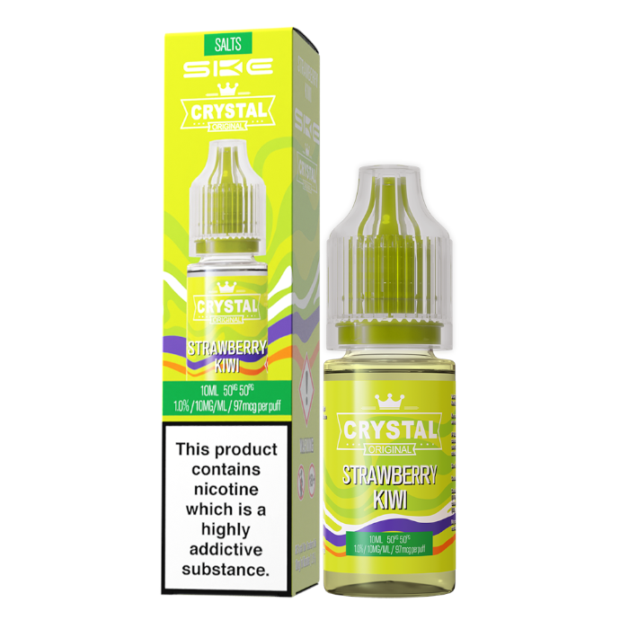 SKE Crystal Original Salts V2 Strawberry Kiwi 10ml bottle