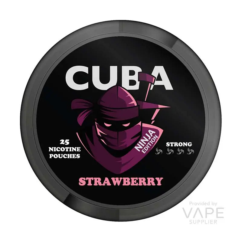 Cuba Ninja Strawberry Nicotine Pouches | 5 for £10 with code POUCH5
