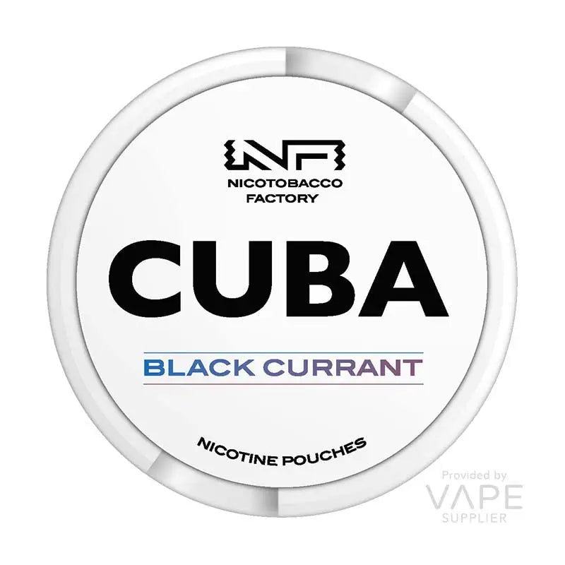 Cuba White Blackcurrant Nicotine Pouches | 5 for £10 with code POUCH5