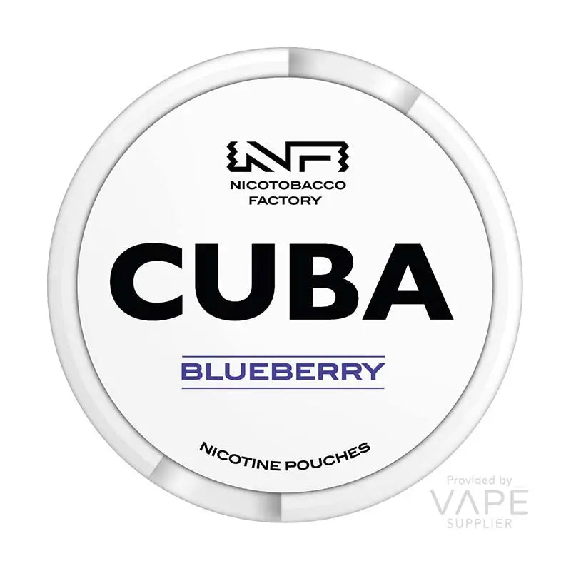 Cuba White Blueberry Nicotine Pouches | 5 for £10 with code POUCH5