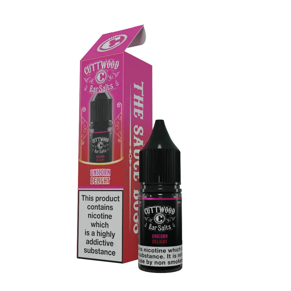 Cuttwood Bar Salts Unicorn Delight 10ml nicotine salt e-liquid product photo