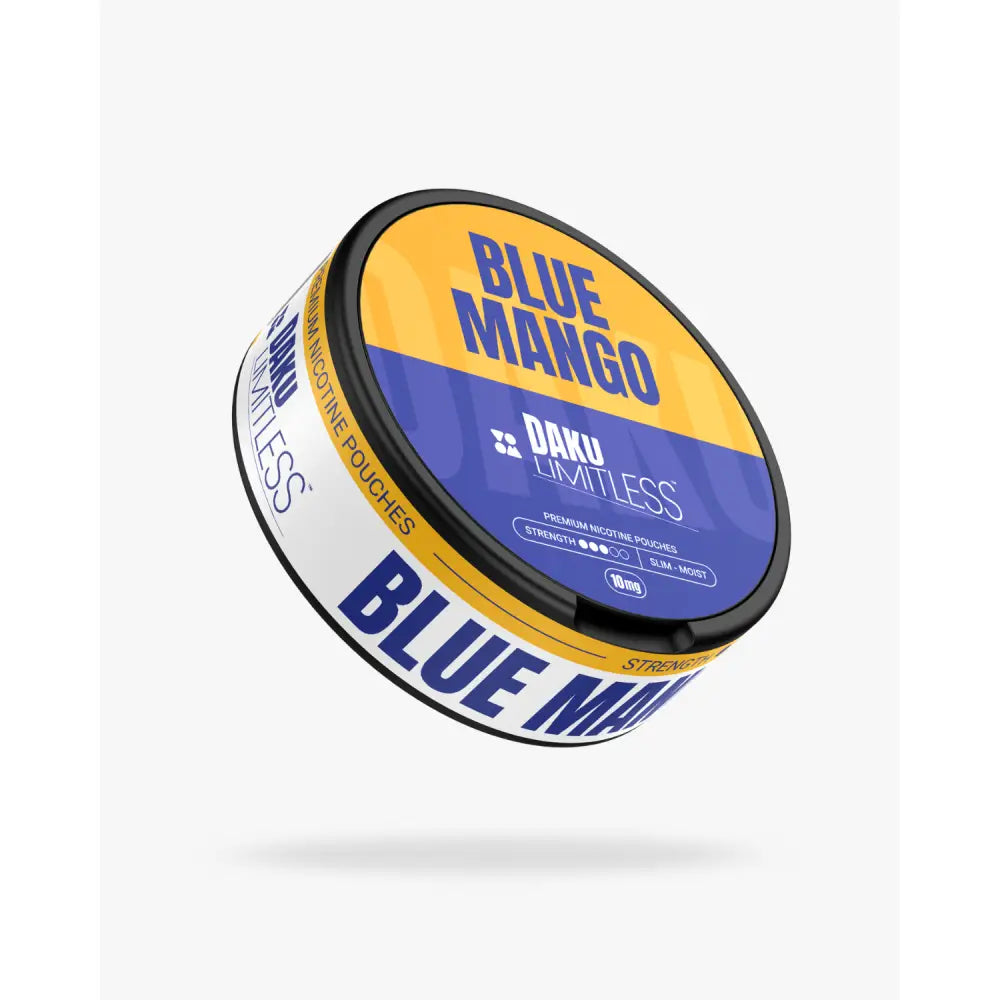 Daku Limitless Blue Mango Nicotine Pouches – Slim Moist – 10mg per pouch (14.3mg/g)