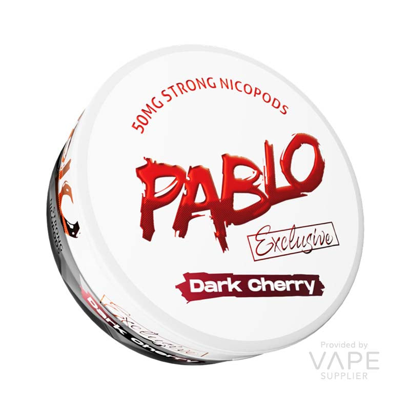 Pablo Dark Cherry Nicotine Pouches – Exclusive – 50mg/g (30mg per pouch) – 20 pouches