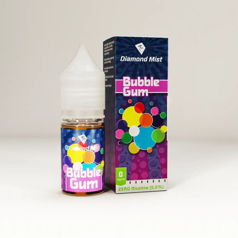 Diamond Mist Bubble Gum e-liquid 10ml 0mg bottle