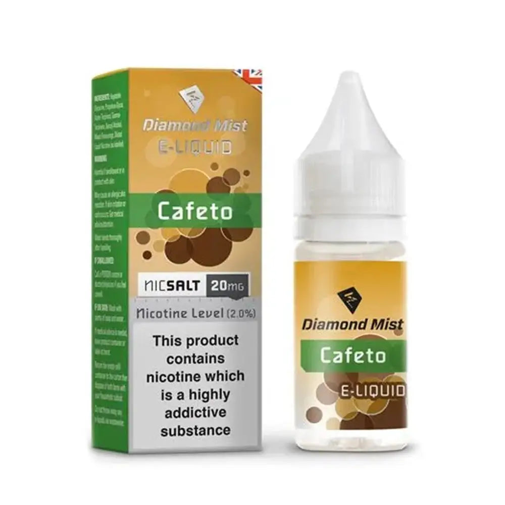 Diamond Mist - Cafeto Nic Salt E-liquid 10ml - 20mg
