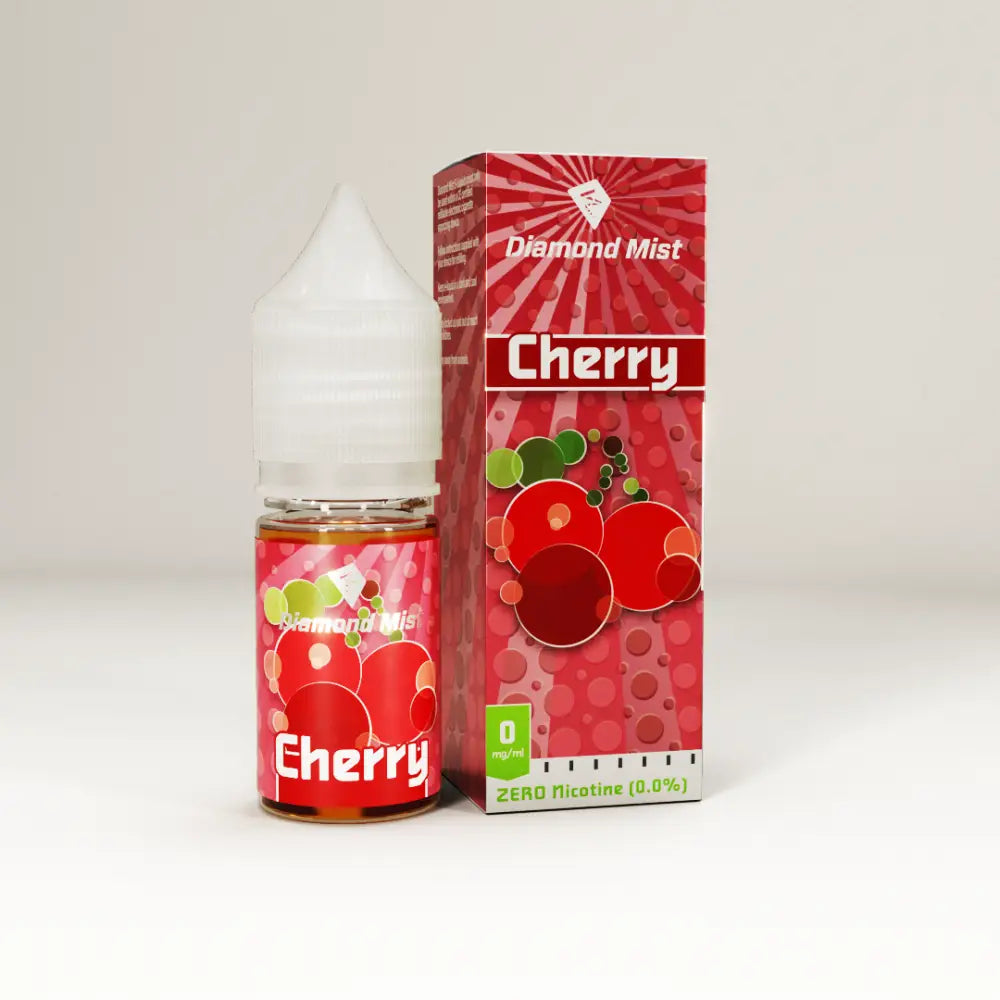 Diamond Mist Cherry e-liquid 10ml 0mg bottle