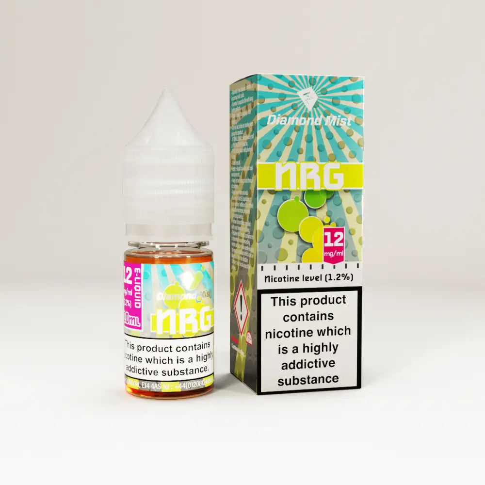 Diamond Mist Energy Drink e-liquid 10ml 12mg bottle
