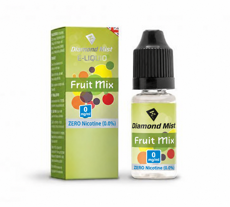 Diamond Mist Fruit Mix e-liquid 10ml 0mg bottle