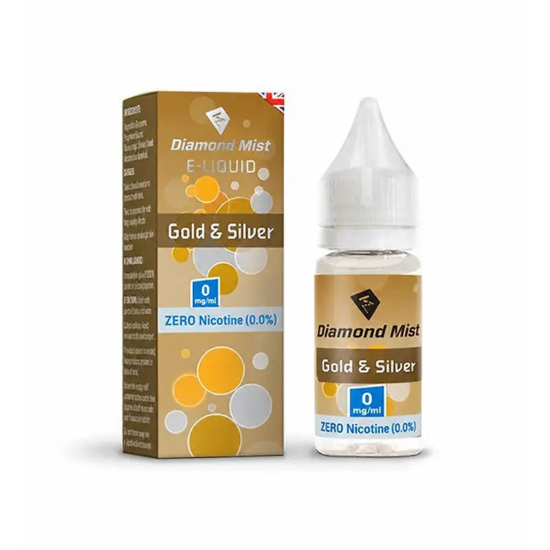 Diamond Mist Gold & Silver E-Liquid 10ml | 10 for £15