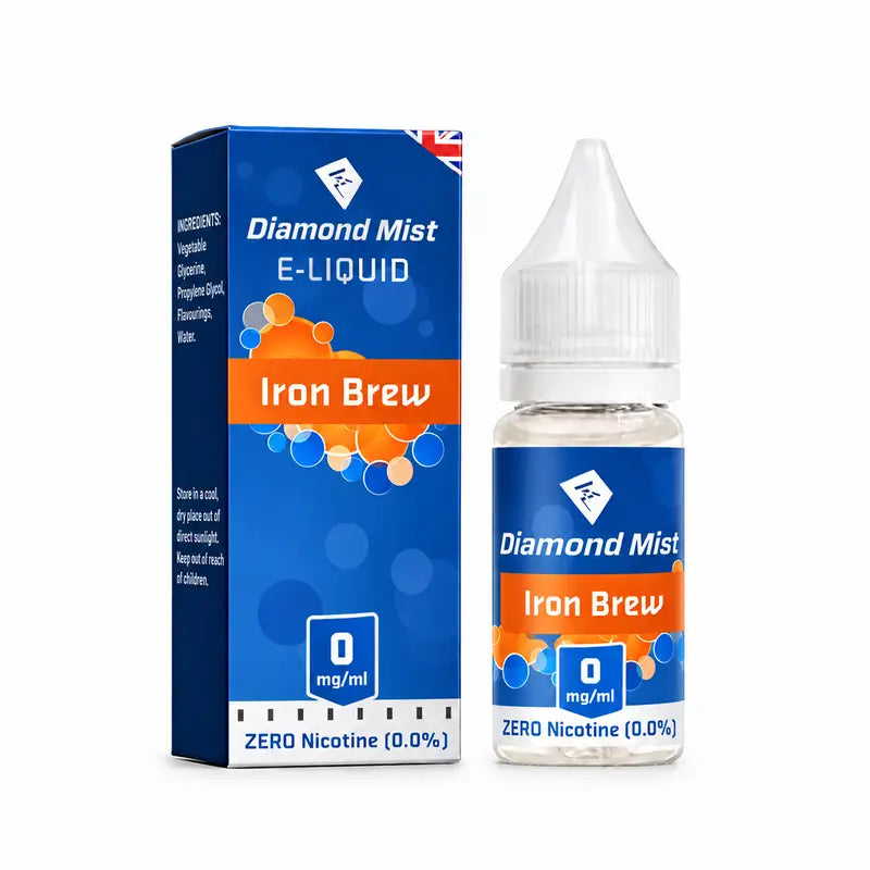 Diamond Mist Iron Brew e-liquid 10ml 0mg bottle
