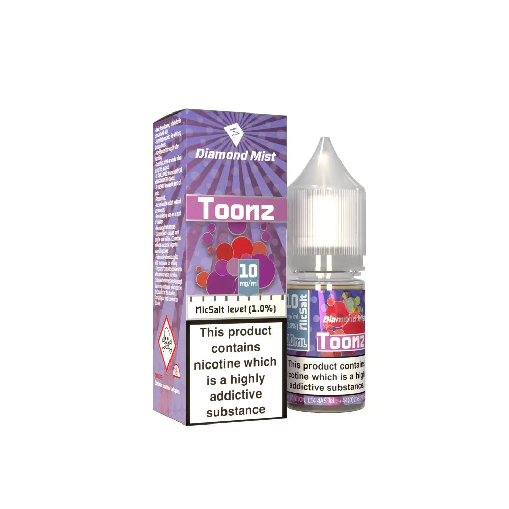 Diamond Mist Toonz Nic Salt E-Liquid 10ml | 10 for £15