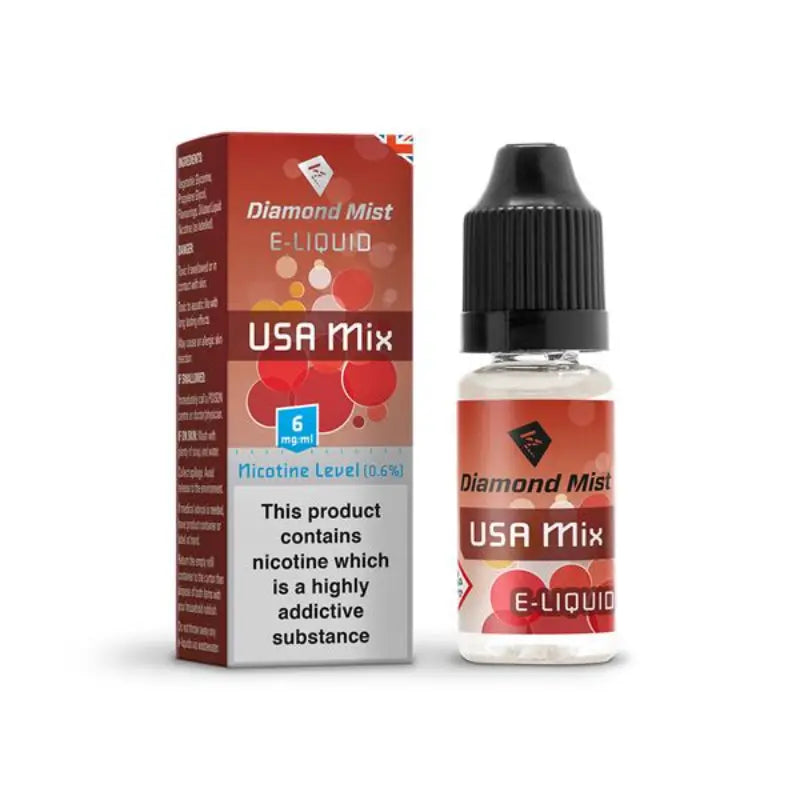 Diamond Mist USA Mix E-Liquid 10ml | 10 for £15