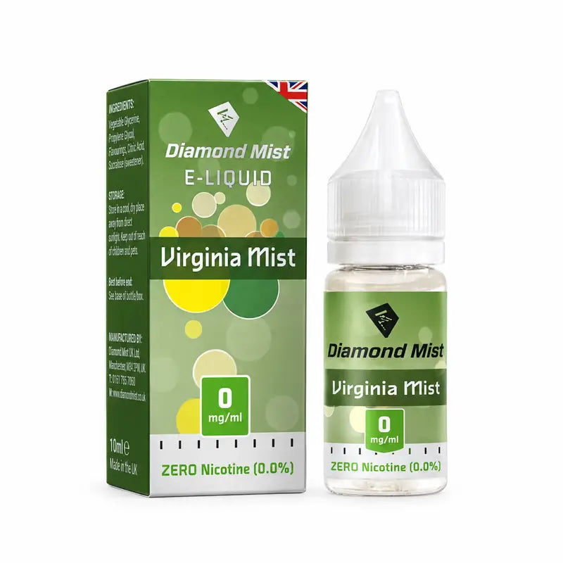 Diamond Mist Virginia Mist Tobacco E-Liquid 10ml | 10 for £15