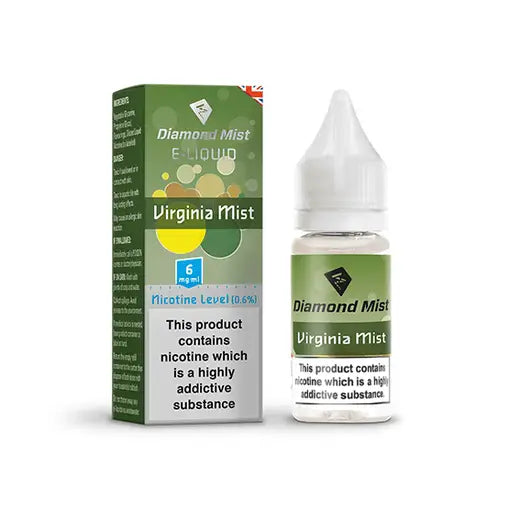 Diamond Mist Virginia Mist Tobacco E-Liquid 10ml | 10 for £15