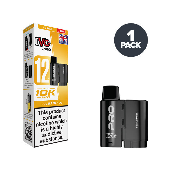 IVG Pro 12 replacement pods - Double Mango