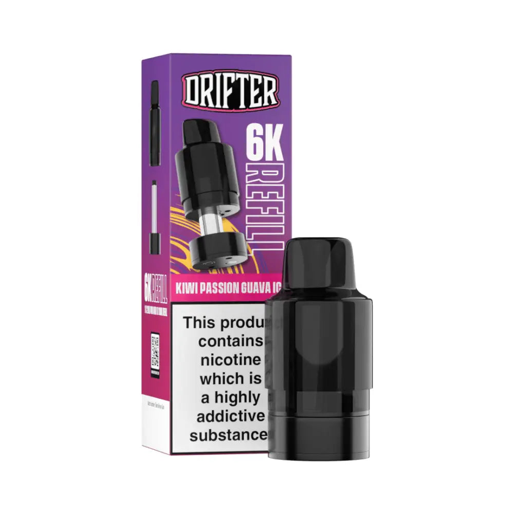 Drifter 6K Prefilled Pod & Refill – 6000 Puffs