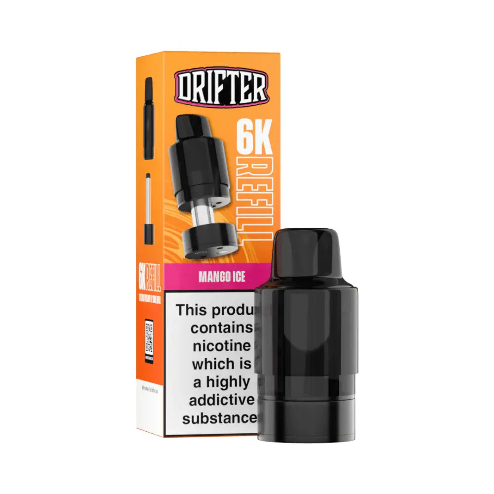 Drifter 6K Prefilled Pod & Refill – 6000 Puffs