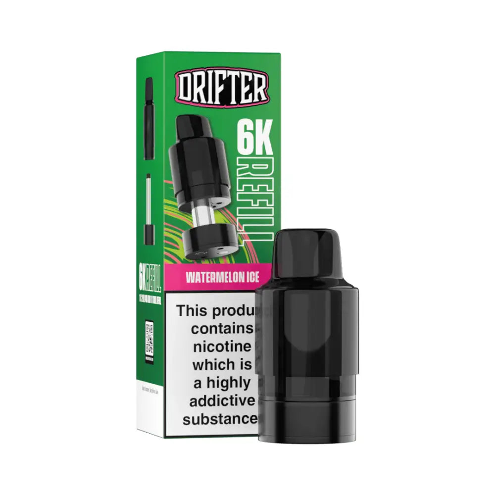 Drifter 6K Prefilled Pod & Refill - Watermelon Ice
