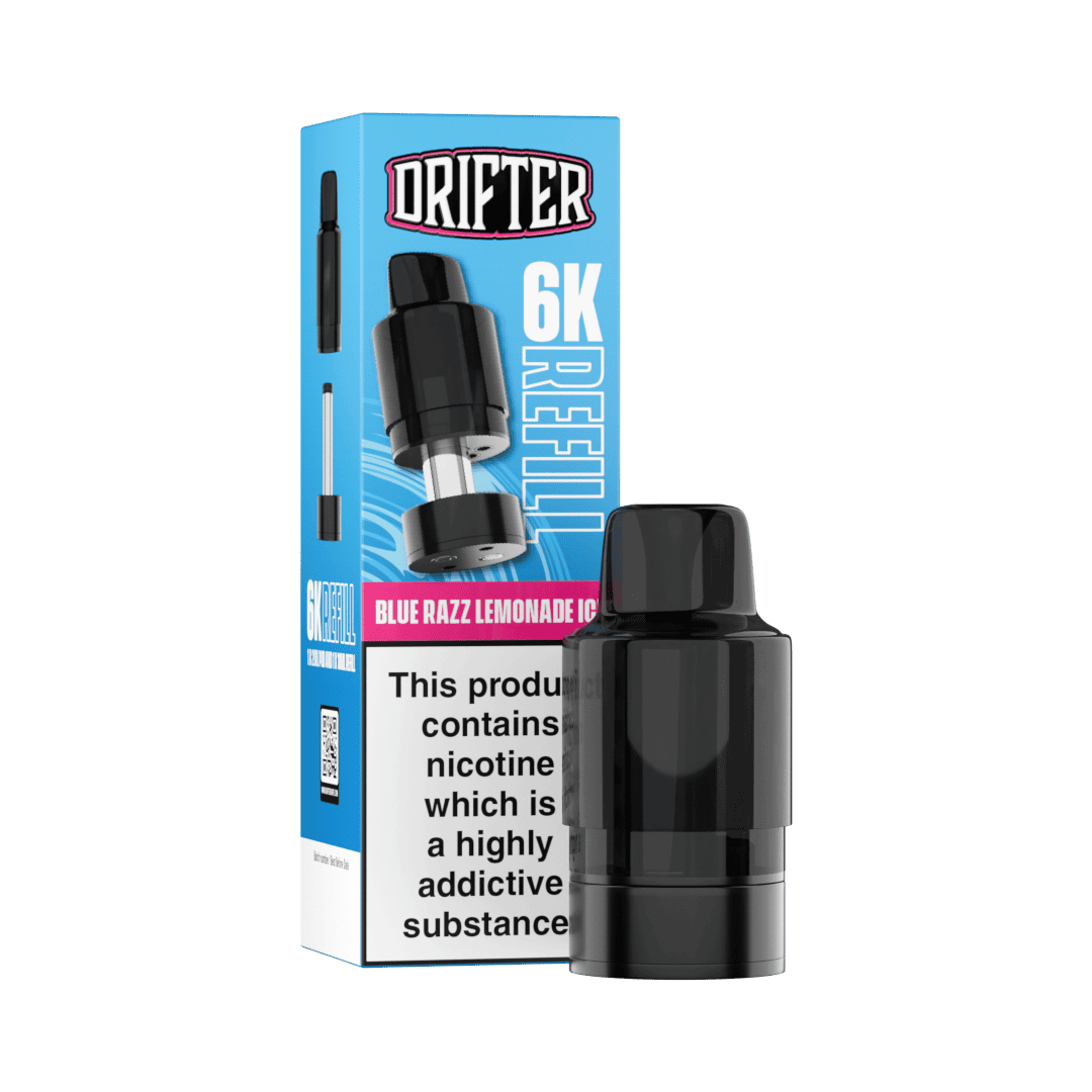Drifter 6K Prefilled Pod & Refill - Blue Razz Lemonade Ice