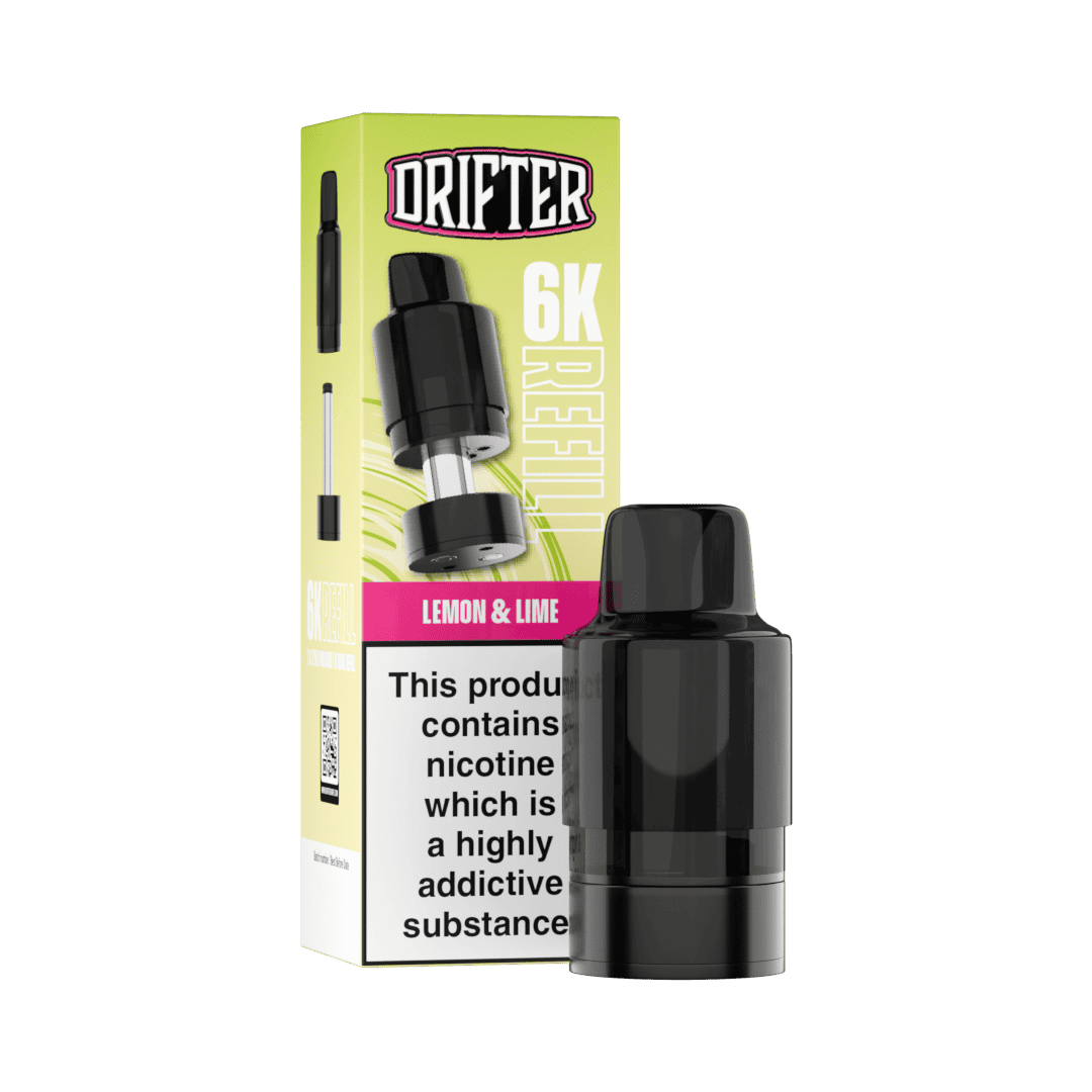 Drifter 6K Prefilled Pod & Refill - Lemon & Lime