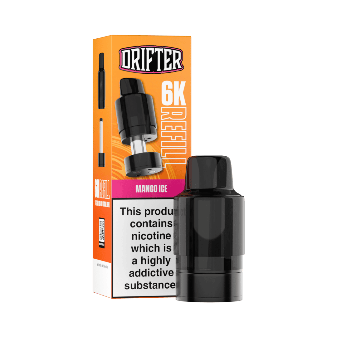 Drifter 6K Prefilled Pod & Refill - Mango Ice