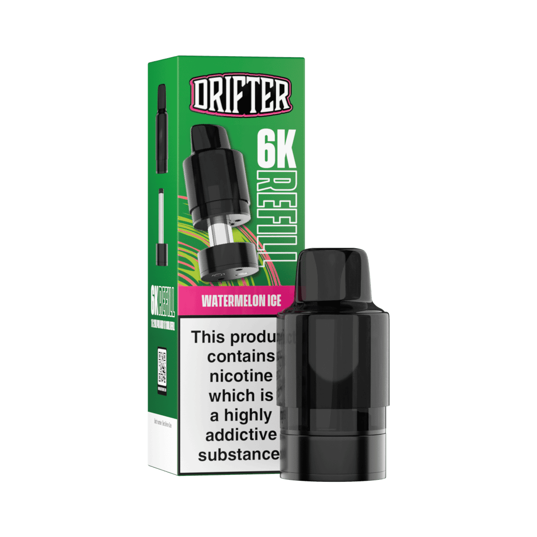 Drifter 6K Prefilled Pod & Refill - Watermelon Ice