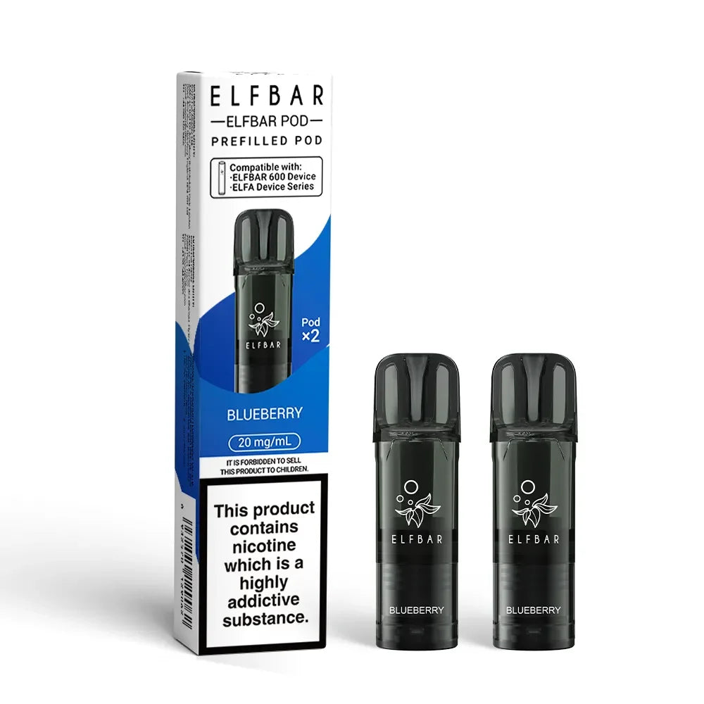 Snoow Tobacco Elf Bar 600 Prefilled Pods - Blueberry