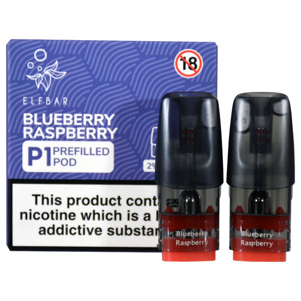 Elf Bar Mate 500 P1 Prefilled Pods 20mg 2ml (Pack of 2) sealed product pack