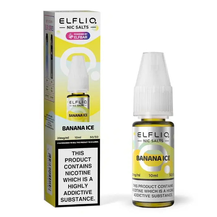 ELFLIQ Banana Ice Nic Salt E-Liquid 10ml | 10 for £12