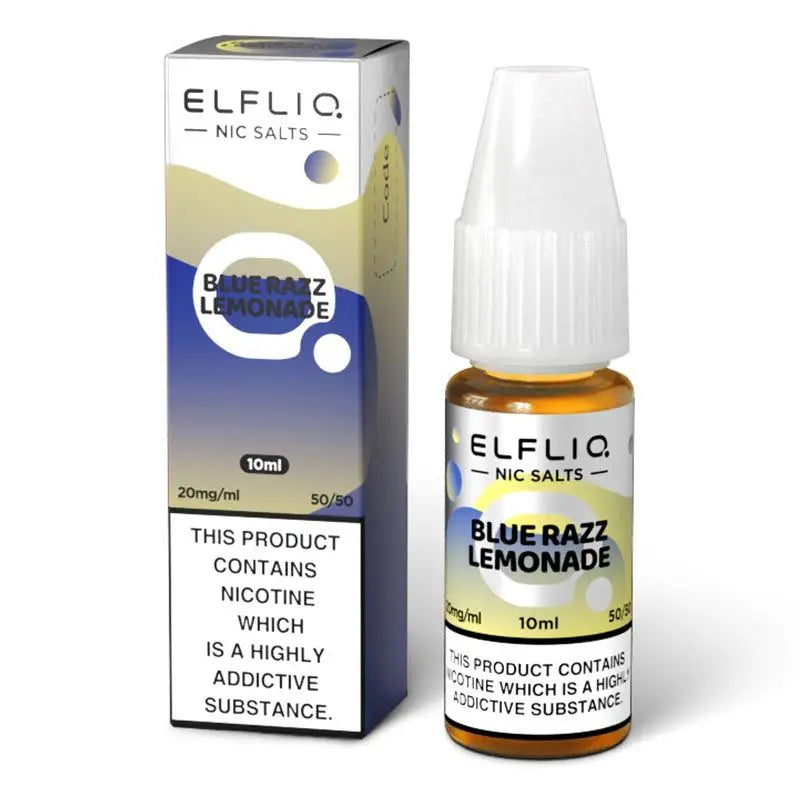 ELFLIQ Blue Razz Lemonade Nic Salt E-Liquid 10ml | 10 for £12
