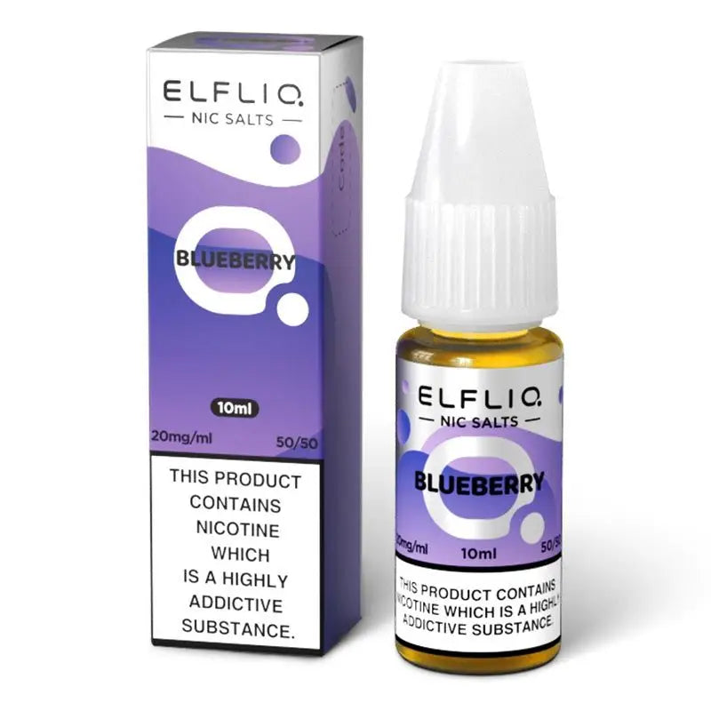 ELFLIQ Blueberry Nic Salt E-Liquid 10ml | 10 for £12