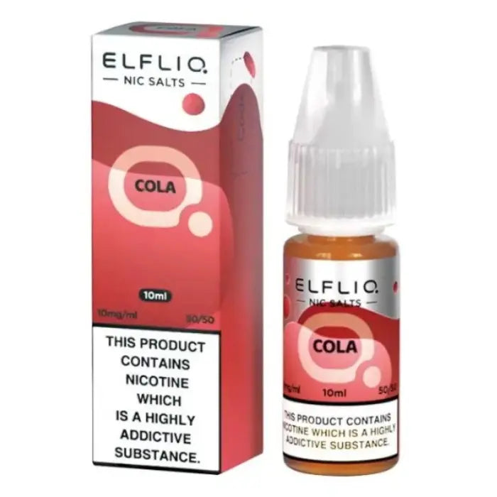 ELFLIQ Cola Nic Salt E-Liquid 10ml | 10 for £12