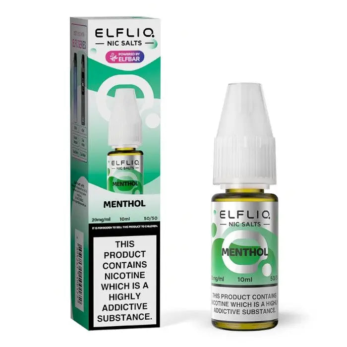 ELFLIQ Menthol Nic Salt E-Liquid 10ml | 10 for £12